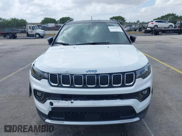 2023 Jeep Compass (RED) Edition with VIN 3C4NJDCN4PT566158, listed as a IAAI auction lot 41904870 with 50,349 mi miles and . Bid and sale history available at carsss.com. Image 12.