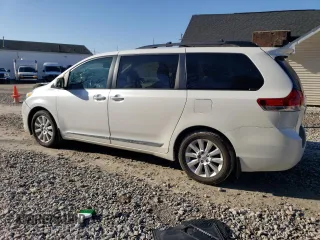2011 Toyota Sienna XLE with VIN 5TDDK3DC5BS028703, listed as a Copart auction lot 49466845 with 108,800 mi miles and Salvage Title. Bid and sale history available at carsss.com. Image 2.