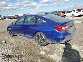 2019 Honda Accord Sedan Sport 1.5T with VIN 1HGCV1F31KA144144, listed as a Copart auction lot 42144335 with Not Provided miles and Salvage Title. Bid and sale history available at carsss.com. Image 2.