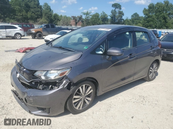 2017 Honda Fit EX-L z VIN JHMGK5H83HS001321, wystawiony jako Copart lot #62711095 z przebiegiem 79 260 mil mil oraz Szkoda całkowita • Salvage title. Historia ofert i sprzedaży dostępna na DreamBid. Obrazek 1.