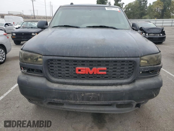 2004 GMC Yukon SLT with VIN 1GKEC13T74R201960, listed as a Copart auction lot 76591114 with 158,498 mi miles and Salvage Title. Bid and sale history available at carsss.com. Image 5.
