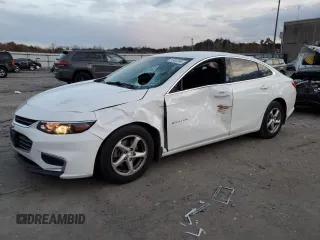 2017 Chevrolet Malibu LS with VIN 1G1ZB5STXHF288164, listed as a Copart auction lot 81993394 with 156,348 mi miles and Salvage Title. Bid and sale history available at carsss.com. Image 1.