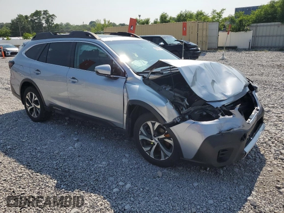 2022 Subaru Outback Limited with VIN 4S4BTANC1N3139404, listed as a Copart auction lot 60096315 with 62,911 mi miles and Salvage title. Bid and sale history available at DreamBid. Image 4.