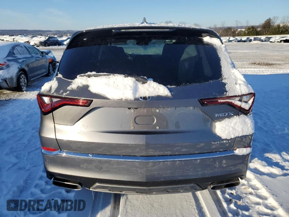 2025 Acura MDX Technology с VIN 5J8YE1H45SL001102, выставлен на аукционе Copart как лот 89157185 с пробегом 3 710 миль миль и Списание • Salvage title. История ставок и продаж доступна на DreamBid. Изображение 6.