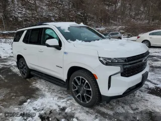 2021 Chevrolet Tahoe RST with VIN 1GNSKRKD7MR311702, listed as a Copart auction lot 44184065 with 47,584 mi miles and Salvage Title. Bid and sale history available at carsss.com. Image 4.