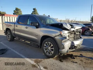 2021 Chevrolet Silverado 1500 RST with VIN 1GCPWDED6MZ174009, listed as a Copart auction lot 85720454 with 45,277 mi miles and Salvage Title. Bid and sale history available at carsss.com. Image 4.