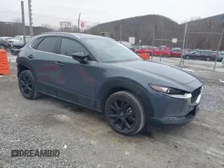 2023 Mazda CX-30 2.5 S Carbon Edition with VIN 3MVDMBCM8PM584296, listed as a IAAI auction lot 41390814 with 19,959 mi miles. Bid and sale history available at carsss.com. Image 1.