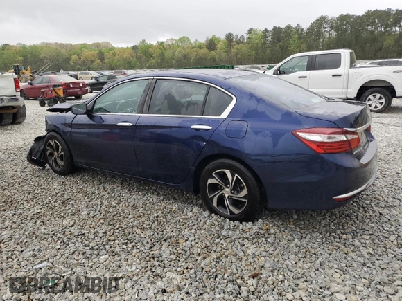 2016 Honda Accord Sedan LX with VIN 1HGCR2F36GA162950, listed as a Copart auction lot 50535345 with 45,663 mi miles and Salvage Title. Bid and sale history available at carsss.com. Image 2.