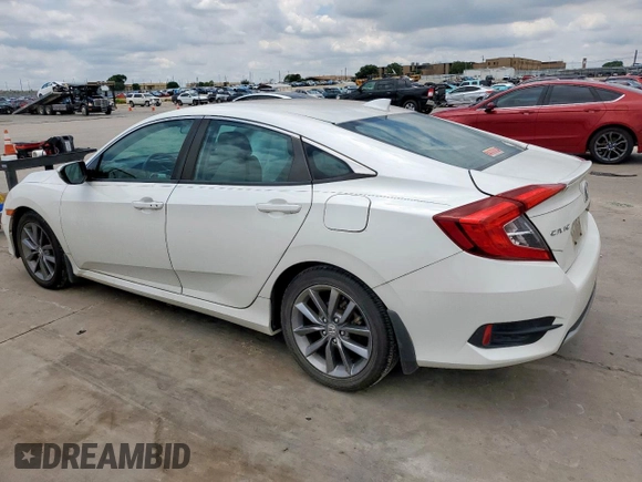 2019 Honda Civic EX z VIN 19XFC1F39KE011159, wystawiony jako Copart lot #58637645 z przebiegiem 42 939 mil mil oraz Szkoda całkowita • Salvage title. Historia ofert i sprzedaży dostępna na DreamBid. Obrazek 2.