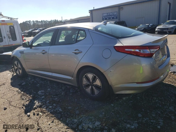 2012 Kia Optima Hybrid with VIN KNAGM4AD2C5034036, listed as a Copart auction lot 87500705 with 168,094 mi miles and Salvage Title. Bid and sale history available at carsss.com. Image 2.