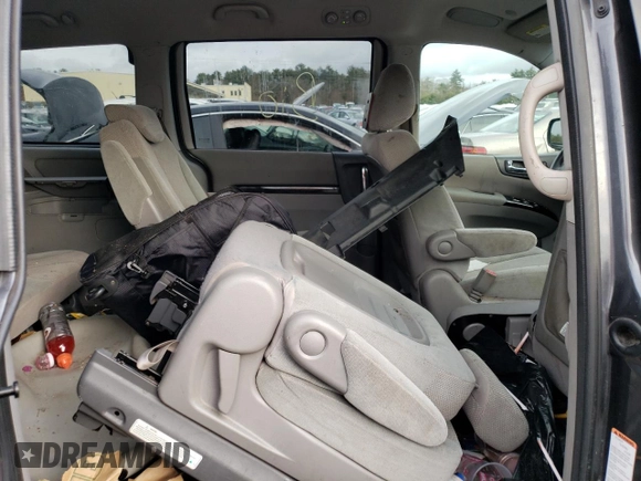 2012 Kia Sedona EX with VIN KNDMH4C7XC6488806, listed as a Copart auction lot 39989144 with 186,622 mi miles and Salvage Title. Bid and sale history available at carsss.com. Image 11.