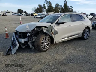 2021 Audi e-tron Prestige with VIN WA1VABGE9MB030019, listed as a Copart auction lot 42203863 with 24,925 mi miles and . Bid and sale history available at DreamBid. Image 1.