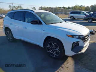 2022 Hyundai Tucson N Line with VIN KM8JF3AE6NU122193, listed as a IAAI auction lot 41880185 with 17,966 mi miles. Bid and sale history available at carsss.com. Image 1.