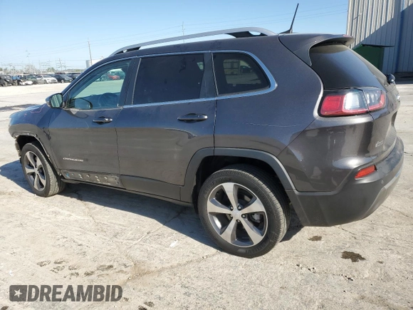 2019 Jeep Cherokee Limited with VIN 1C4PJLDB0KD487933, listed as a Copart auction lot 52788155 with 125,083 mi miles and Salvage title. Bid and sale history available at DreamBid. Image 2.