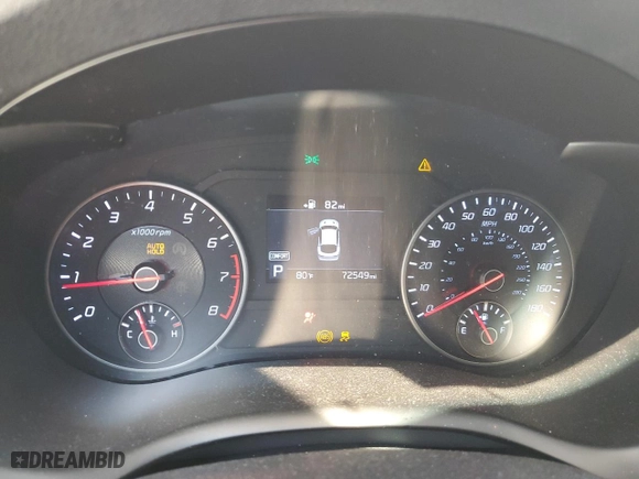 2019 Kia Stinger GT with VIN KNAE35LCXK6055410, listed as a Copart auction lot 48775755 with 72,549 mi miles and Salvage Title. Bid and sale history available at carsss.com. Image 9.