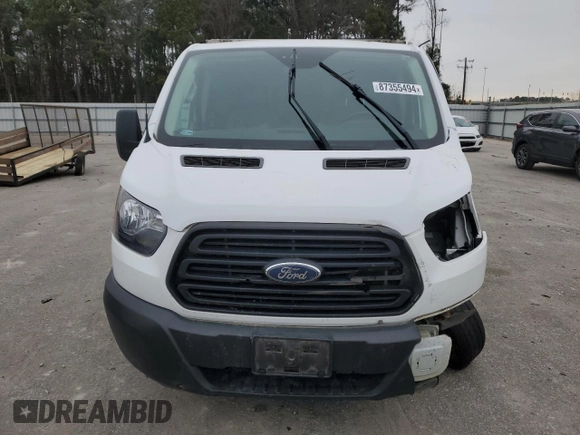 2019 Ford Transit с VIN 1FTYR1ZM6KKA98592, выставлен на аукционе Copart как лот 87355494 с пробегом Не указан миль и Списание • Salvage title. История ставок и продаж доступна на DreamBid. Изображение 5.