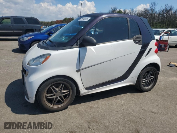 2015 Smart fortwo Passion z VIN WMEEJ3BA4FK816301, wystawiony jako Copart lot #65140935 z przebiegiem 83 465 mil mil oraz Czysty tytuł • Clean title. Historia ofert i sprzedaży dostępna na DreamBid. Obrazek 1.
