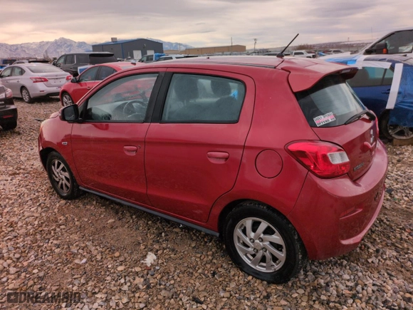 2017 Mitsubishi Mirage SE with VIN ML32A4HJ8HH002234, listed as a Copart auction lot 49876515 with 84,421 mi miles and Salvage Title. Bid and sale history available at carsss.com. Image 2.