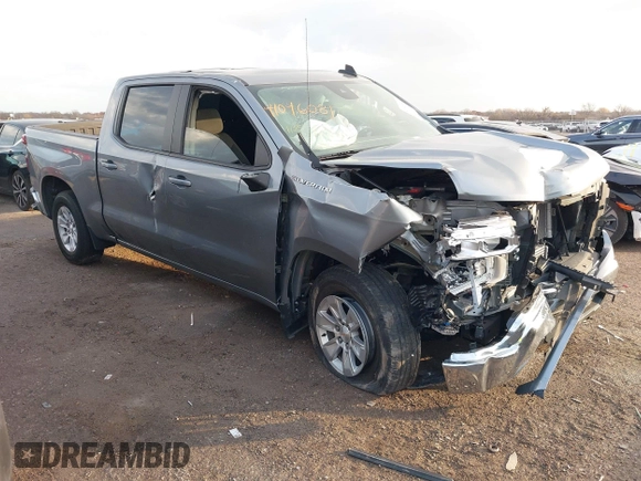 2023 Chevrolet Silverado 1500 LT with VIN 3GCPACEK6PG247648, listed as a IAAI auction lot 41046081 with 32,934 mi miles and . Bid and sale history available at DreamBid. Image 1.