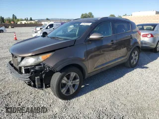 2012 Kia Sportage LX with VIN KNDPB3A20C7342716, listed as a Copart auction lot 52944405 with 245,247 mi miles and Clean Title. Bid and sale history available at carsss.com. Image 1.