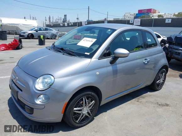 2015 FIAT 500 Pop with VIN 3C3CFFAR7FT741497, listed as a IAAI auction lot 42765120 with 102,348 mi miles and . Bid and sale history available at DreamBid. Image 6.