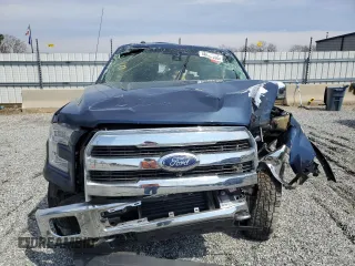2015 Ford F-150 XLT with VIN 1FTEW1EG2FKE61004, listed as a Copart auction lot 48537495 with 224,021 mi miles and Salvage Title. Bid and sale history available at carsss.com. Image 5.