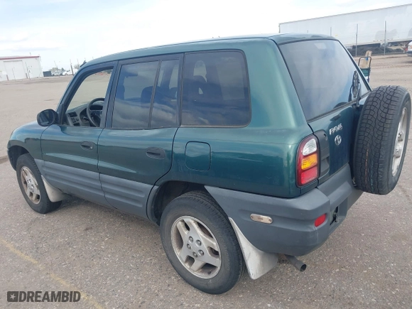 1998 Toyota RAV4 with VIN JT3GP10V5W0026814, listed as a IAAI auction lot 42003456 with 196,842 mi miles. Bid and sale history available at carsss.com. Image 3.