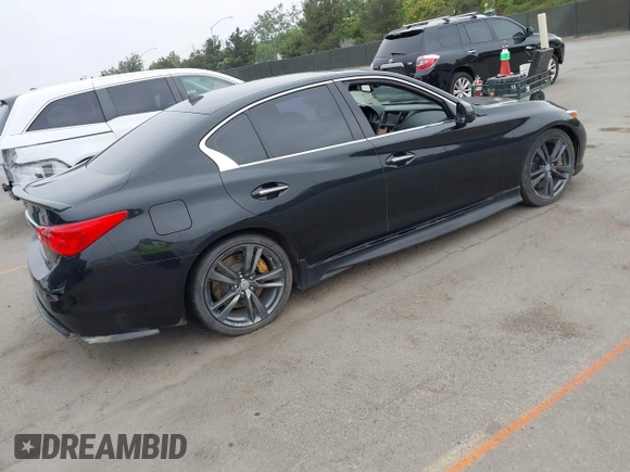 2017 Infiniti Q50 Premium z VIN JN1EV7AP3HM737356, wystawiony jako IAAI lot #42455005 z przebiegiem 92 524 mil mil oraz . Historia ofert i sprzedaży dostępna na DreamBid. Obrazek 4.