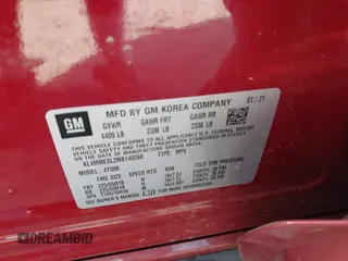 2021 Buick Encore GX Select с VIN KL4MMESL2MB140260, выставлен на аукционе IAAI как лот 42376927 с пробегом 40 106 миль миль и . История ставок и продаж доступна на DreamBid. Изображение 9.