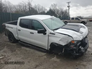 2024 Chevrolet Silverado 1500 Custom Trail Boss with VIN 3GCUDCEDXRG440495, listed as a Copart auction lot 86834844 with 4,136 mi miles and Salvage Title. Bid and sale history available at carsss.com. Image 4.