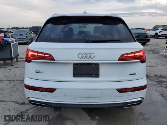 2023 Audi Q5 S line Premium Plus z VIN WA1EAAFY4P2035574, wystawiony jako Copart lot #55351055 z przebiegiem 19 777 mil mil oraz Szkoda całkowita • Salvage title. Historia ofert i sprzedaży dostępna na DreamBid. Obrazek 6.