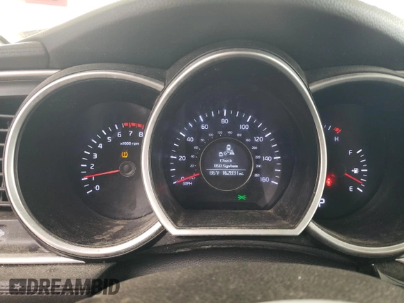 2015 Kia Optima EX z VIN 5XXGN4A75FG452374, wystawiony jako Copart lot #59928725 z przebiegiem 162 831 mil mil oraz Szkoda całkowita • Salvage title. Historia ofert i sprzedaży dostępna na DreamBid. Obrazek 9.