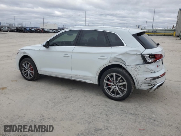 2022 Audi SQ5 Prestige with VIN WA1C4AFY0N2055977, listed as a Copart auction lot 86912774 with 13,290 mi miles and Salvage Title. Bid and sale history available at carsss.com. Image 2.