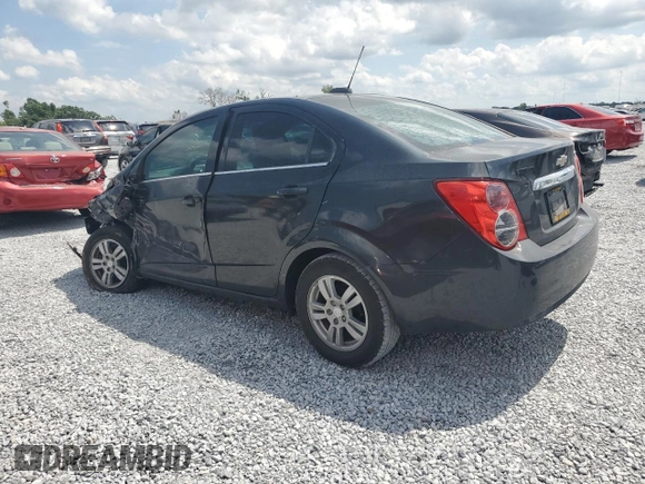 2015 Chevrolet Sonic LT with VIN 1G1JC5SH9F4122040, listed as a Copart auction lot 57750345 with 120,249 mi miles and Salvage title. Bid and sale history available at DreamBid. Image 2.