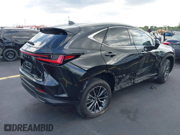2024 Lexus NX 350h Premium with VIN JTJGKCEZ1R5013810, listed as a IAAI auction lot 42396426 with 4,772 mi miles and . Bid and sale history available at DreamBid. Image 4.
