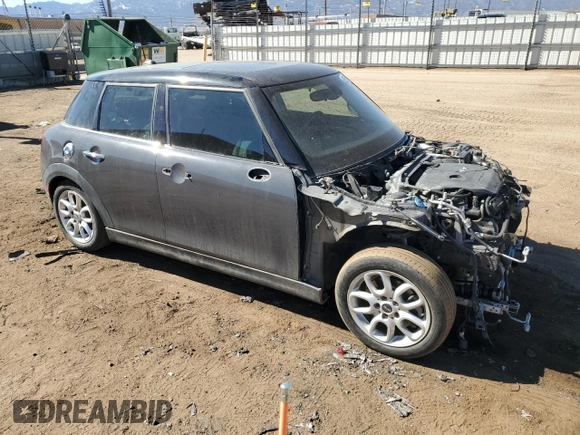2015 MINI Hardtop 4 Door S with VIN WMWXU3C54F2B57524, listed as a Copart auction lot 45296125 with 56,001 mi miles and Salvage title. Bid and sale history available at DreamBid. Image 4.