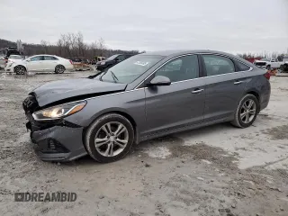 2018 Hyundai Sonata SEL with VIN 5NPE34AF8JH645913, listed as a Copart auction lot 47558495 with 155,853 mi miles and Salvage Title. Bid and sale history available at DreamBid. Image 1.