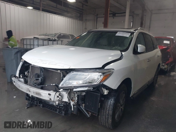 2014 Nissan Pathfinder Platinum with VIN 5N1AR2MM4EC603120, listed as a IAAI auction lot 41295992 with 130,117 mi miles and . Bid and sale history available at DreamBid. Image 18.