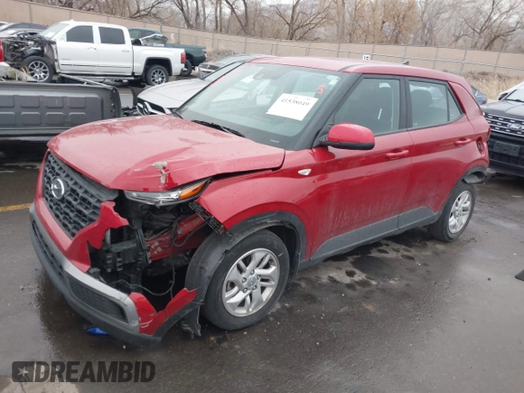 2022 Hyundai Venue SE with VIN KMHRB8A39NU198114, listed as a IAAI auction lot 41538049 with 39,523 mi miles and . Bid and sale history available at DreamBid. Image 17.