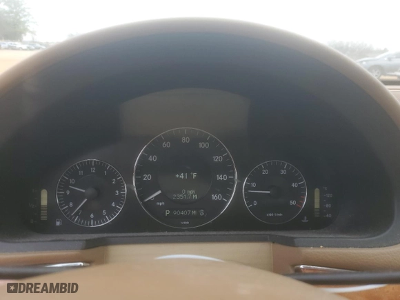 2007 Mercedes-Benz E-Class 3.0L with VIN WDBUF22X97B054397, listed as a Copart auction lot 44712725 with 90,407 mi miles and Salvage Title. Bid and sale history available at carsss.com. Image 9.