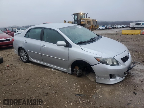 2009 Toyota Corolla with VIN 1NXBU40E89Z124891, listed as a Copart auction lot 86002554 with 114,095 mi miles and Salvage Title. Bid and sale history available at carsss.com. Image 4.