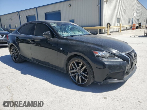 2014 Lexus IS with VIN JTHBF1D29E5020328, listed as a Copart auction lot 49854965 with 170,416 mi miles and Salvage Title. Bid and sale history available at carsss.com. Image 4.