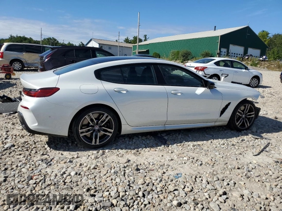 2023 BMW 8 Series M850i with VIN WBAGV8C01PCM79724, listed as a Copart auction lot 69486194 with 14,285 mi miles and Salvage title. Bid and sale history available at DreamBid. Image 3.