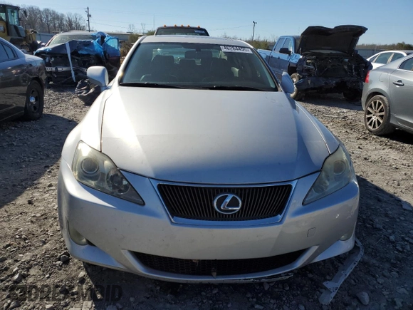 2007 Lexus IS with VIN JTHBK262372045115, listed as a Copart auction lot 46284455 with 166,463 mi miles and Clean Title. Bid and sale history available at carsss.com. Image 5.