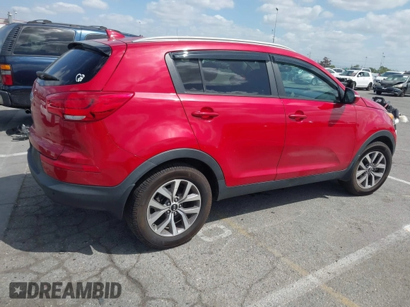 2014 Kia Sportage LX with VIN KNDPB3ACXE7635051, listed as a IAAI auction lot 41958543 with 60,120 mi miles. Bid and sale history available at carsss.com. Image 4.