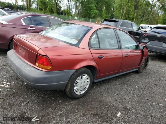 1997 Saturn SL with VIN 1G8ZH5285VZ188074, listed as a Copart auction lot 51501005 with NaN miles and Non Repairable. Bid and sale history available at carsss.com. Image 3.