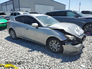 2016 Mazda 3 i Sport with VIN JM1BM1U78G1325459, listed as a Copart auction lot 53021145 with 204,797 mi miles and Salvage Title. Bid and sale history available at DreamBid. Image 4.