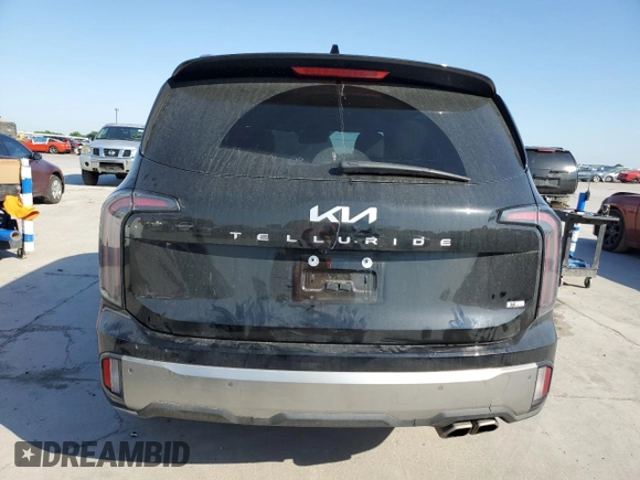 2023 Kia Telluride SX with VIN 5XYP5DGC3PG348337, listed as a Copart auction lot 53195555 with 47,633 mi miles and Salvage title. Bid and sale history available at DreamBid. Image 6.