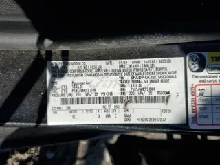 2012 Ford Fiesta S with VIN 3FADP4AJ2CM220663, listed as a Copart auction lot 47732315 with 78,554 mi miles and Salvage Title. Bid and sale history available at DreamBid. Image 13.