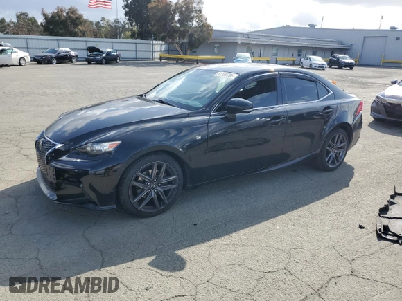 2014 Lexus IS 250 with VIN JTHBF1D2XE5033380, listed as a Copart auction lot 51100755 with 112,707 mi miles and Salvage Title. Bid and sale history available at DreamBid. Image 1.